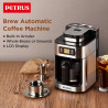 Cafeteira Automática PETRUS: Moagem Fresca, Preparo para 10 Xícaras